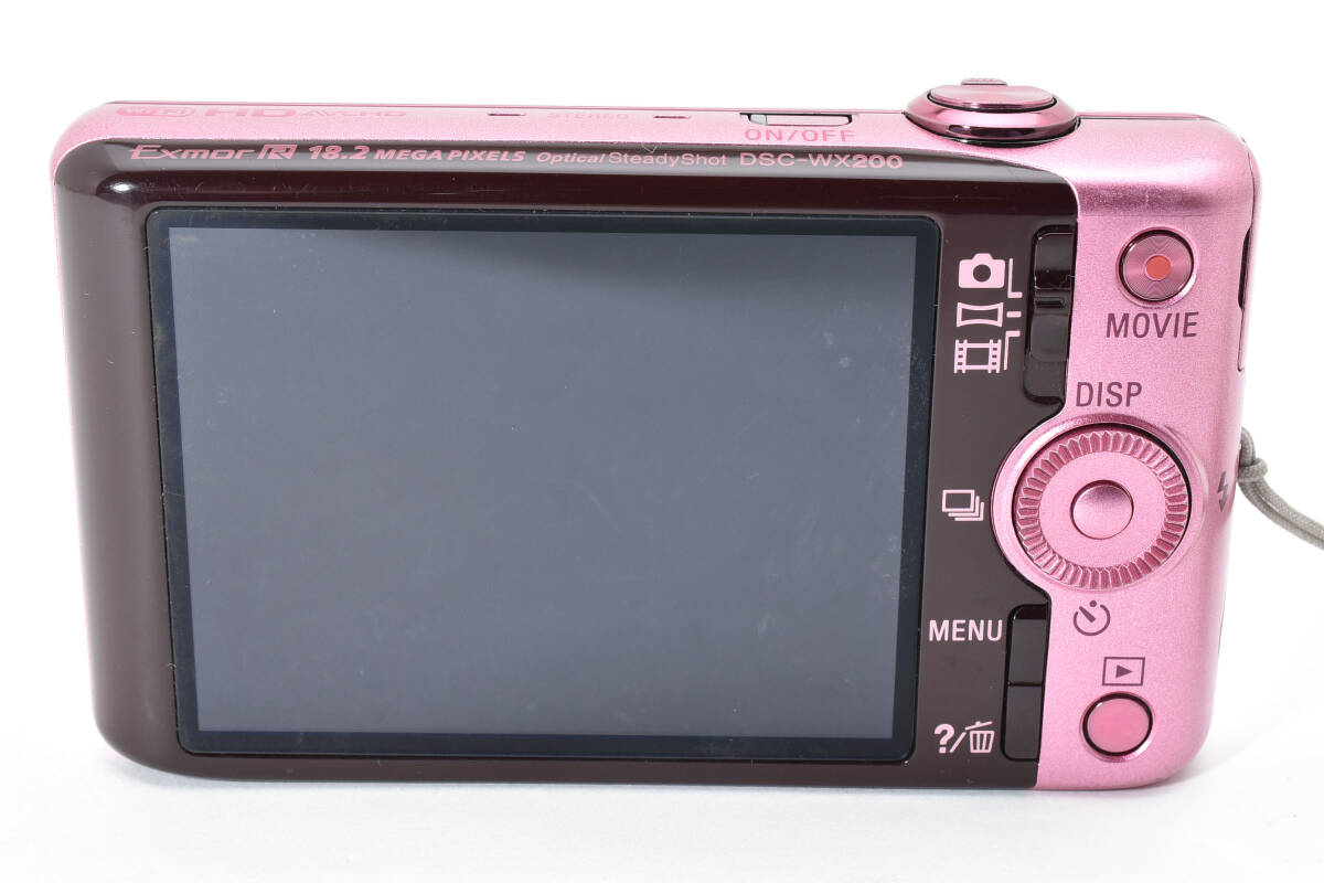 [ 美品 ] ソニー SONY Cyber-shot DSC-WX200 Digital Camera Pink Japanese only 2640228_画像9