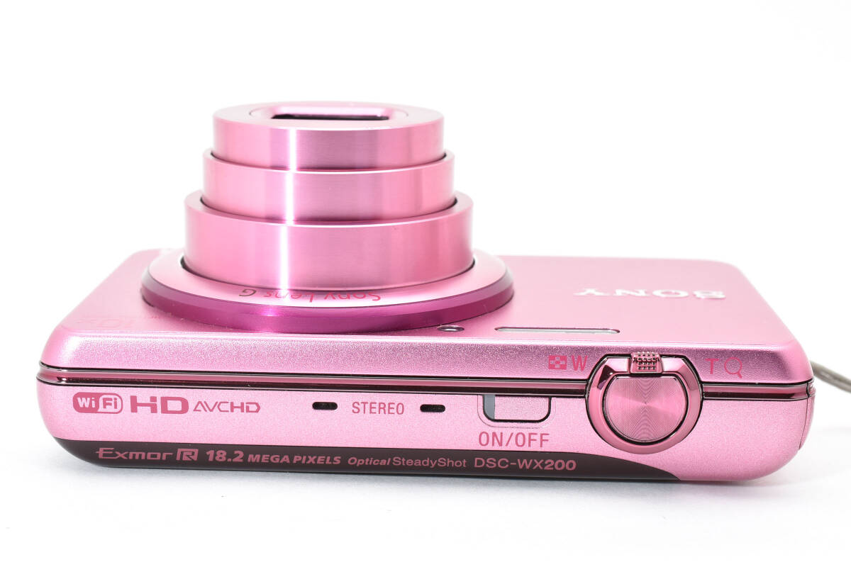 [ 美品 ] ソニー SONY Cyber-shot DSC-WX200 Digital Camera Pink Japanese only 2640228_画像4