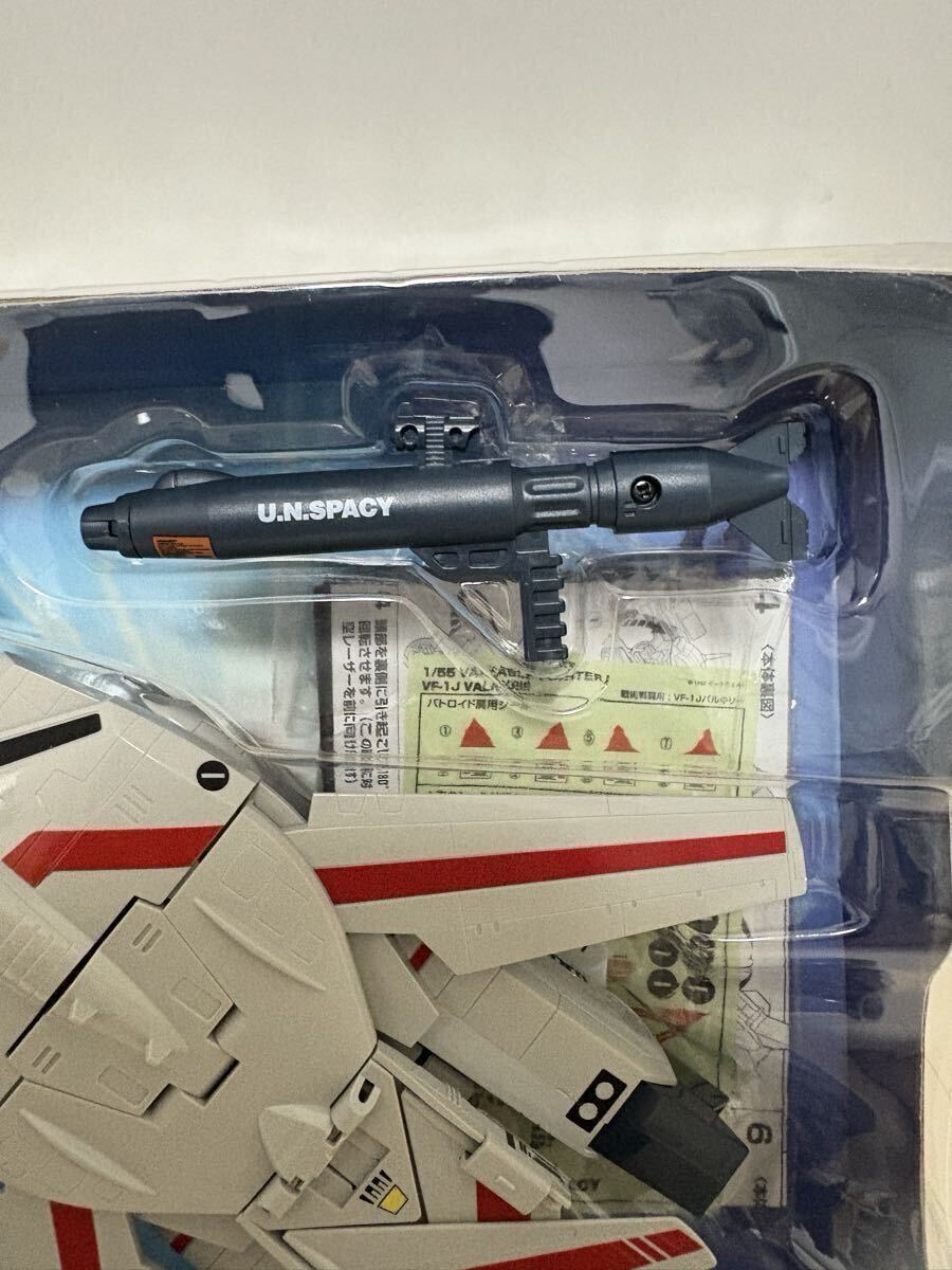  Super Dimension Fortress Macross Bandai переиздание 1/55 VF-1J bar сверло - один статья блестящий машина Super Dimension Fortress Macross 