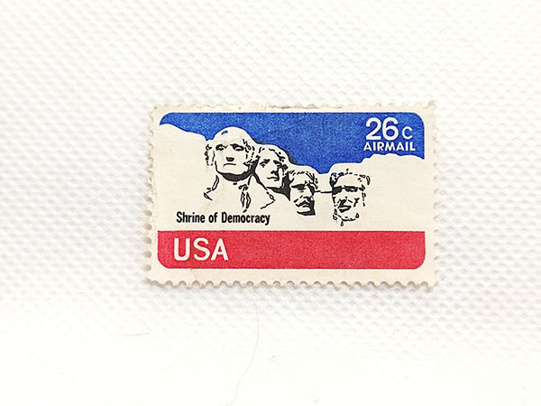  марки с авиатематикой 1974 USA за границей марка America коллекция 