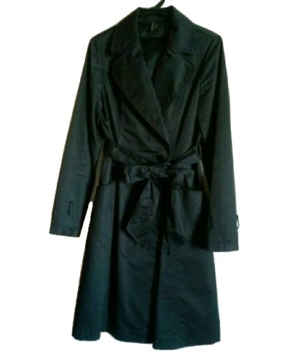 ★ジョイアス★トレンチコート★黒★Joias★訳あり★_画像2