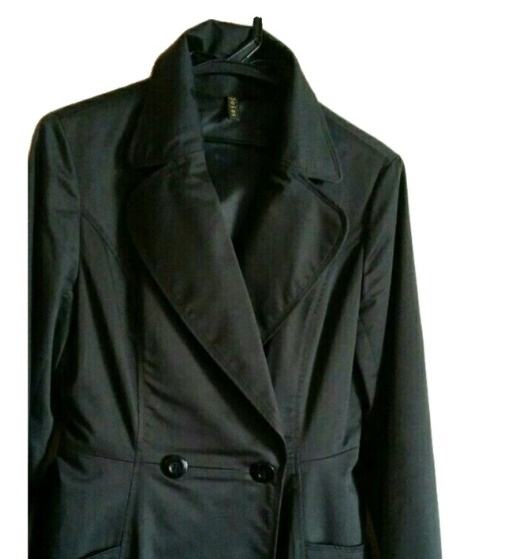 ★ジョイアス★トレンチコート★黒★Joias★訳あり★_画像3