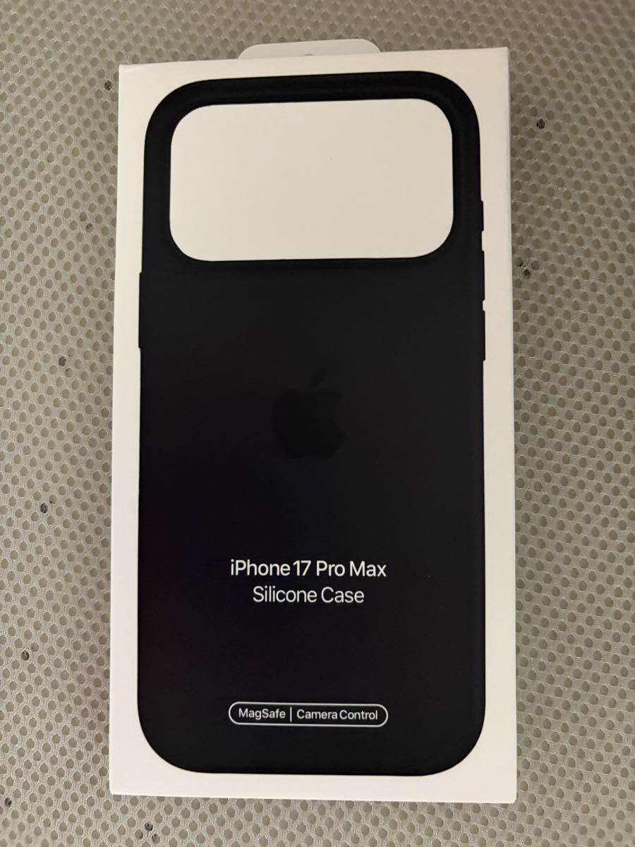 Apple оригинальный новый товар iphone17Pro Max силиконовый чехол черный 