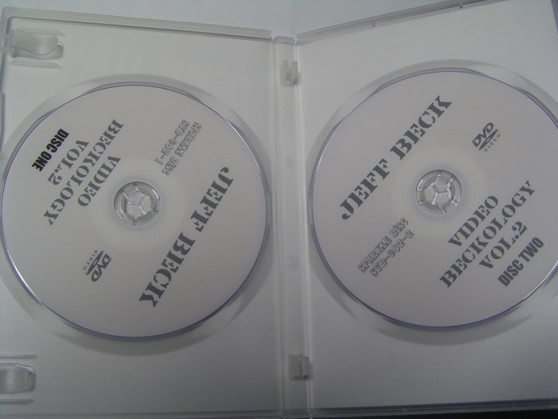 ★ジェフ・ベック/ビデオ・ベッコロジー Vol.2　2枚組　コレクターズDVD中古品★DVD4枚までクリックポスト185円_画像3