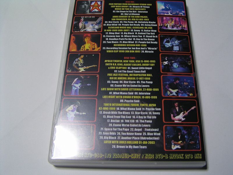 ★ジェフ・ベック/ビデオ・ベッコロジー Vol3　2枚組　コレクターズDVD中古品★DVD4枚までクリックポスト185円_画像2