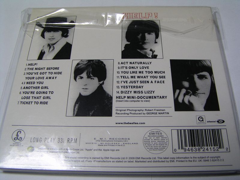 ★名盤！ビートルズ／ヘルプ　紙ジャケットリマスター輸入盤CD中古品★CD4枚までクリックポスト185円_画像2