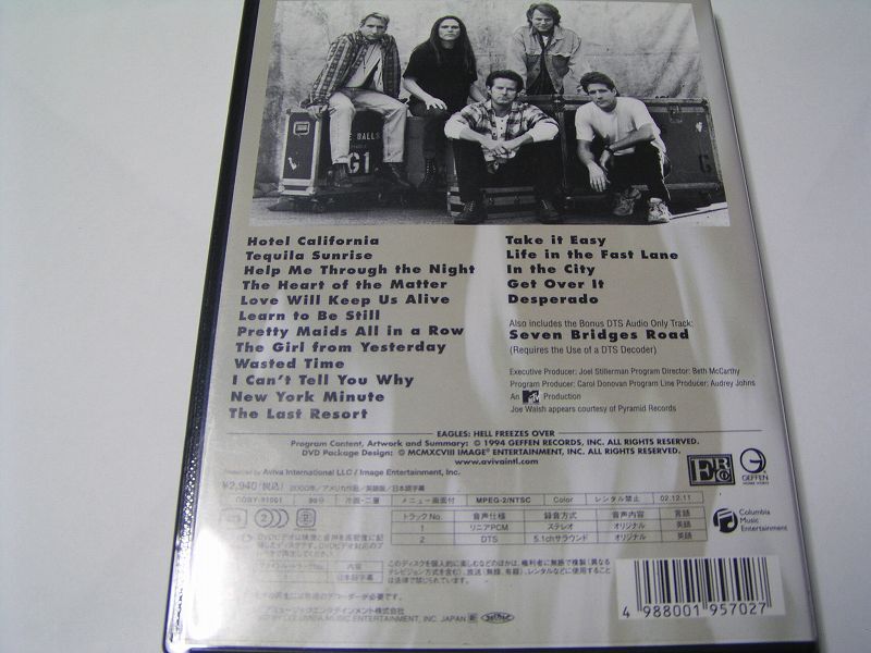 ★イーグルス／ヘル・フリーゼズ・オーヴァー　国内盤DVD中古品★DVD4枚までクリックポスト185円_画像2