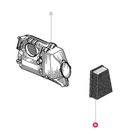 Renault Renault Kangoo II KWK4M для воздушный фильтр 