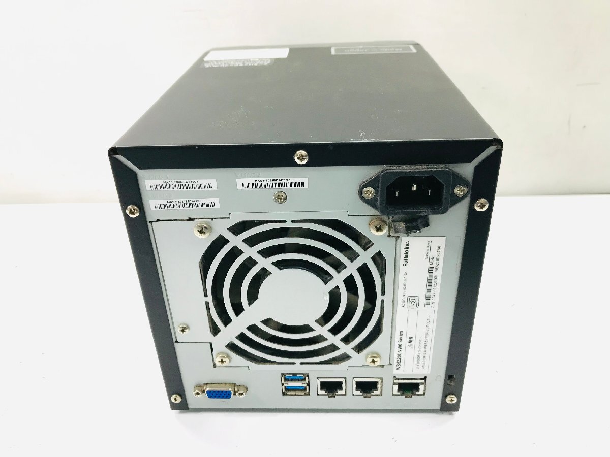 ★バッファロー/BUFFALO Terastation WS5220DNW6 Series WS5220DN04W6 ( 鍵・HDD無し ケースのみ)_画像4