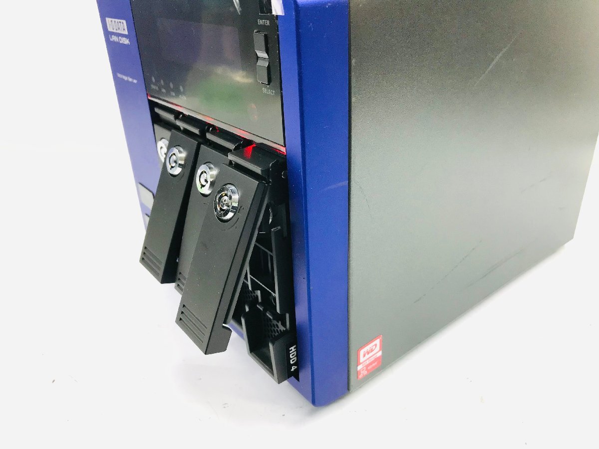 I-O DATA HDL-Z4WM4C2 NAS ネットワークHDD ( 鍵・HDD無し ケースのみ)_画像2