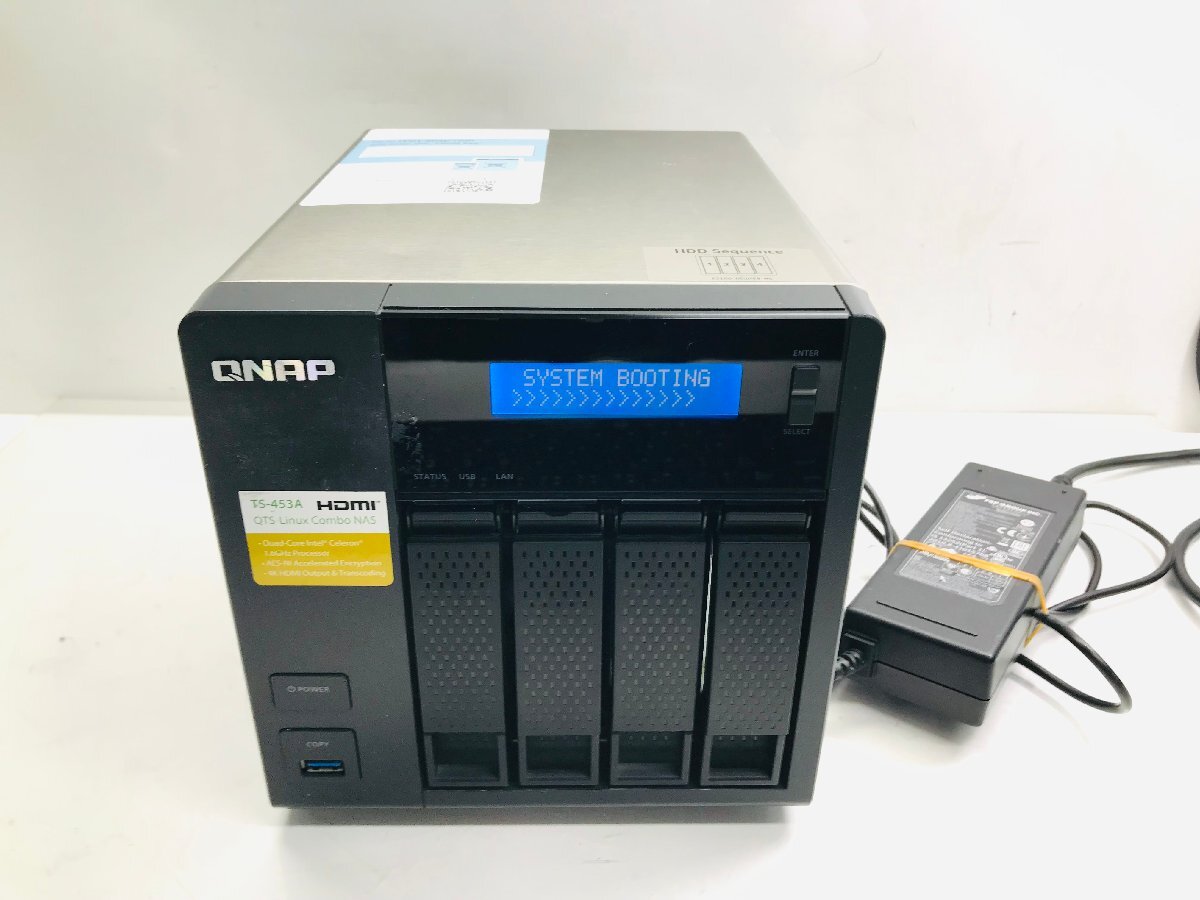 QNAP TS-453A 4ベイ NAS ( 鍵・HDD無し ケースのみ)_画像1