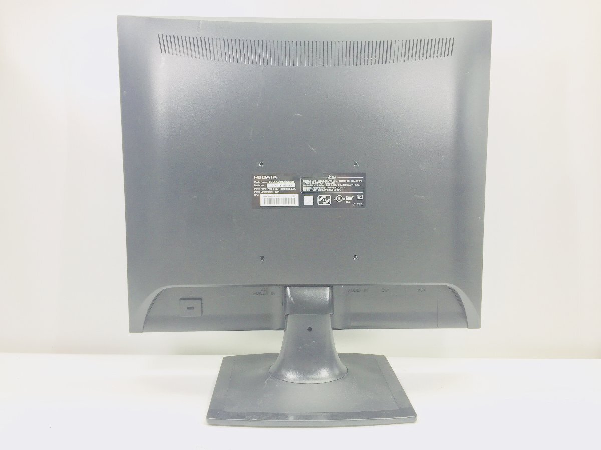 IO-DATA LCD-AD192SEDSB 19型スクエア液晶ディスプレイ ブルーライト低減 フリッカーレス_画像2