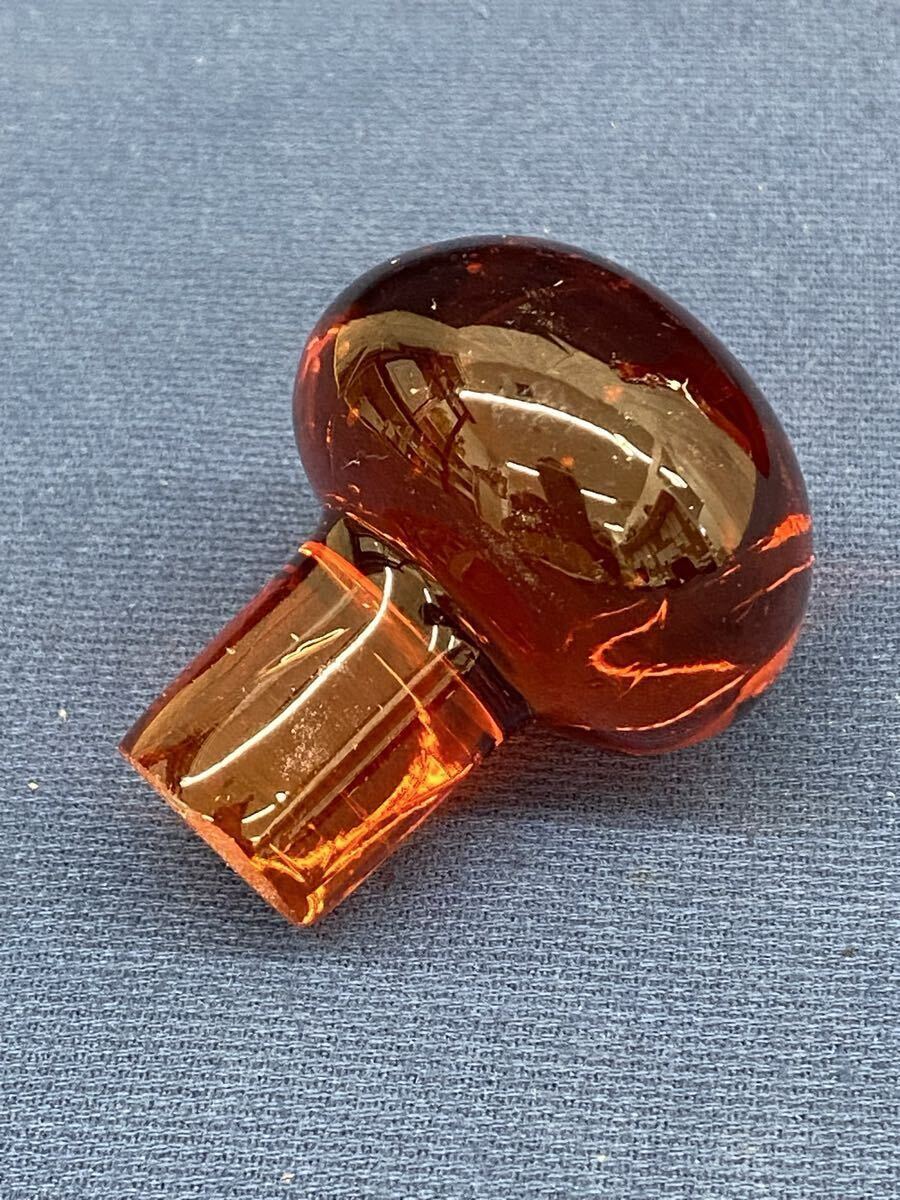 〈N9103〉 デキャンタ ガラス ガラス瓶 赤 花入 インテリア アンティーク_画像3