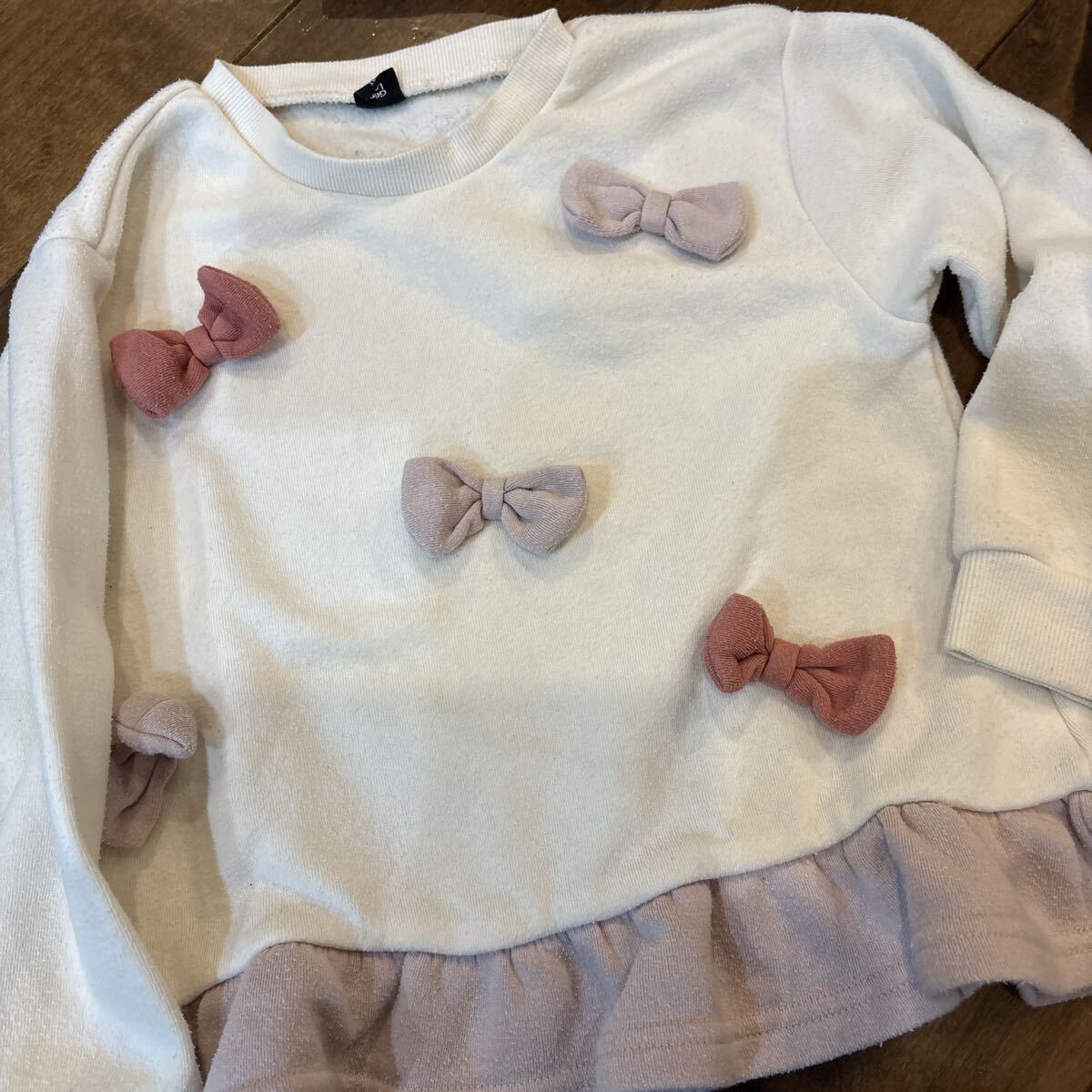 120サイズ 女の子 子供服 裏起毛トップス ショートパンツ ボトムス　パジャマ上下など8着セット_画像5