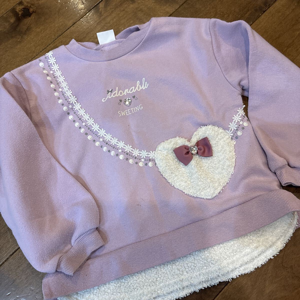 120サイズ 女の子 子供服 裏起毛トップス ショートパンツ ボトムス　パジャマ上下など8着セット_画像6