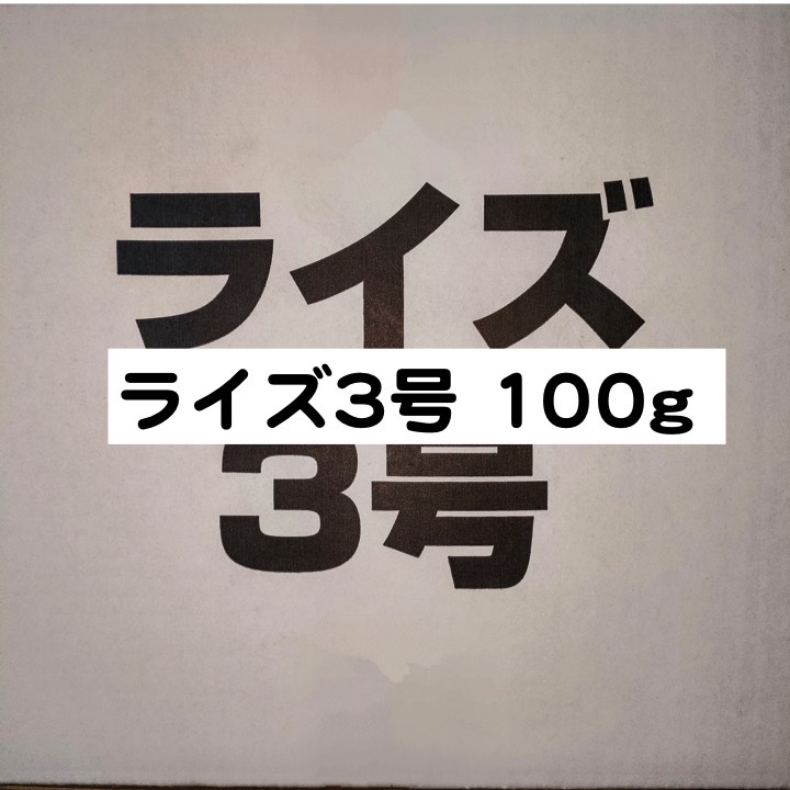 日清丸紅飼料 ライズ3号 100g メダカ 熱帯魚 金魚 グッピー ※送料無料※_画像1