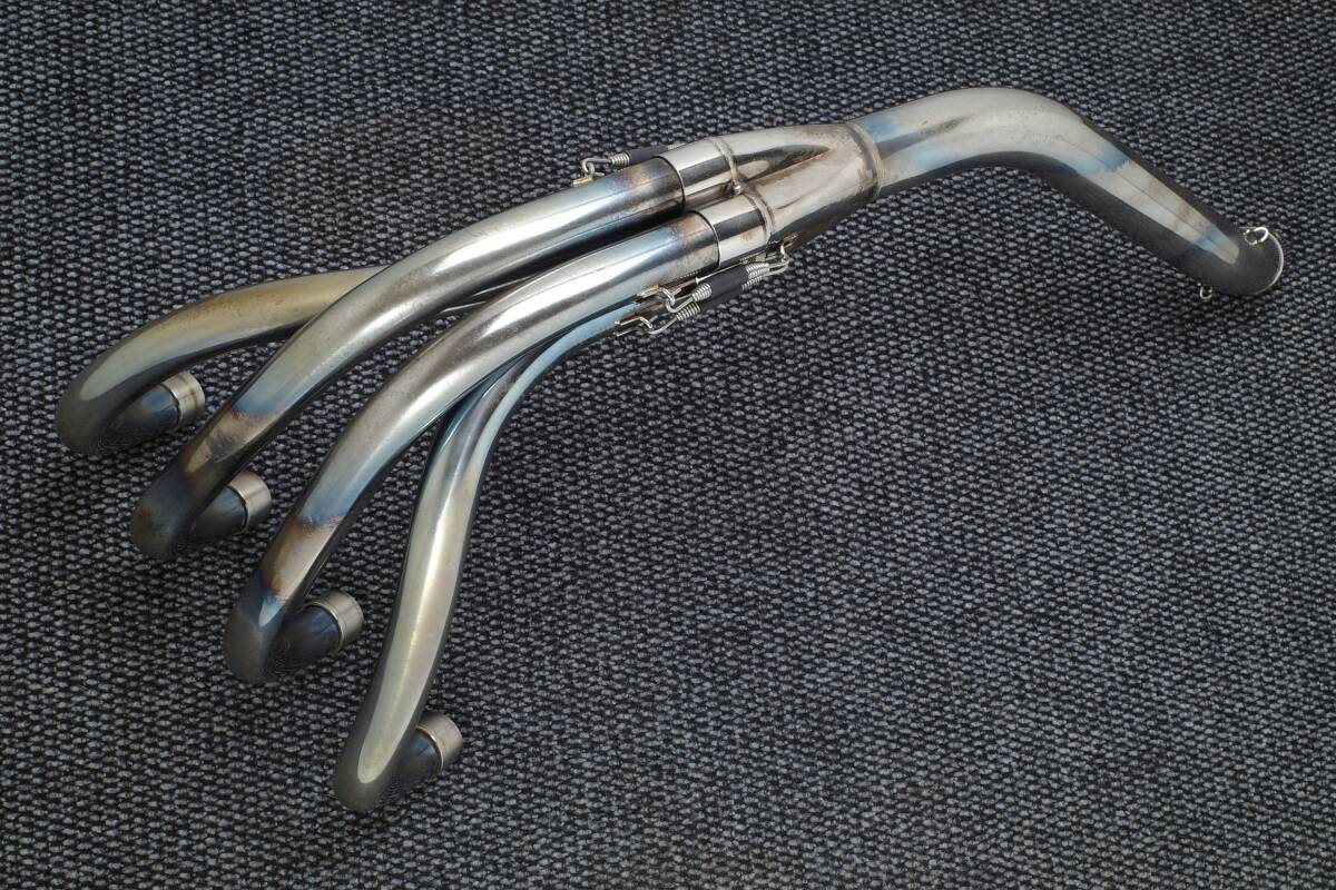 ゼファー400 χ カイ ストライカー TEMAGE UPタイプ マフラー エキパイ 50.8 手曲げ  検) BEET_画像6