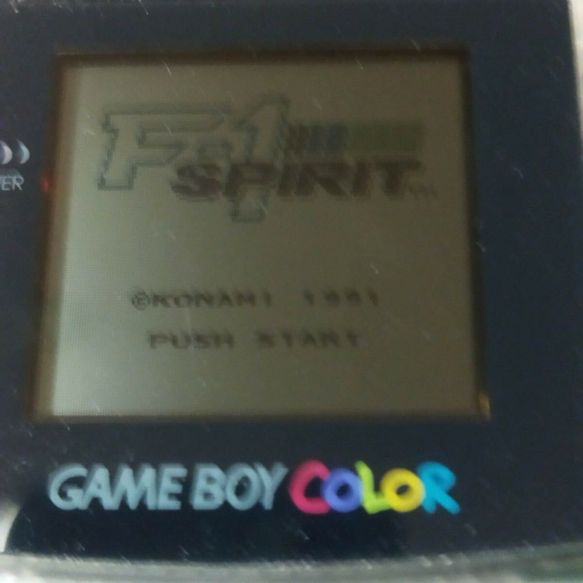 ゲームボーイ用ソフト (DMG-FZJ)【F-1 SPIRIT エフワン スピリット】開封、中古品_画像4
