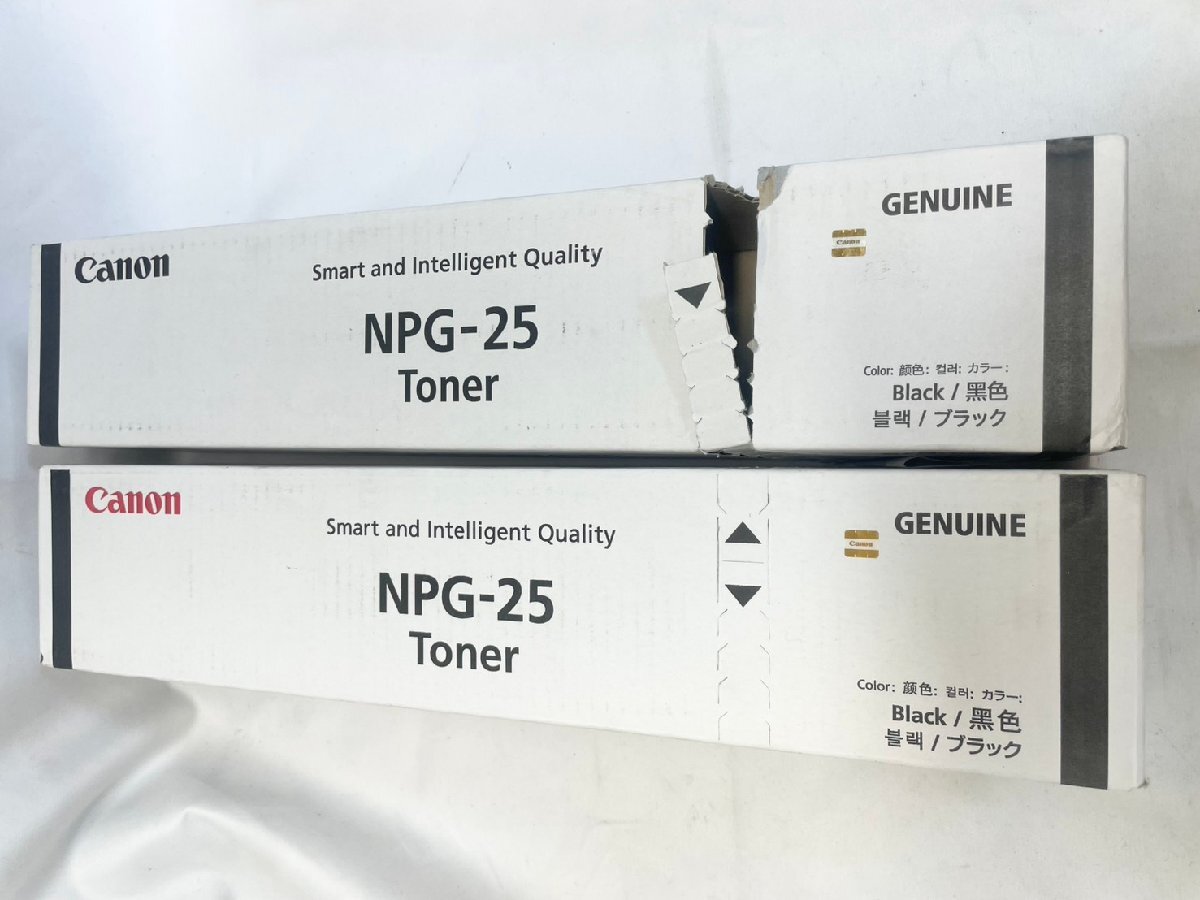Canon NPG-25 純正トナーカートリッジ ブラック×2本　未使用品_画像3