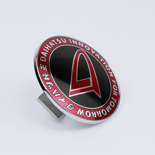 【送料込】ダイハツ(大阪発動機) Fグリル用 3Dエンブレムバッジ 直径9cm DAIHATSU_画像1
