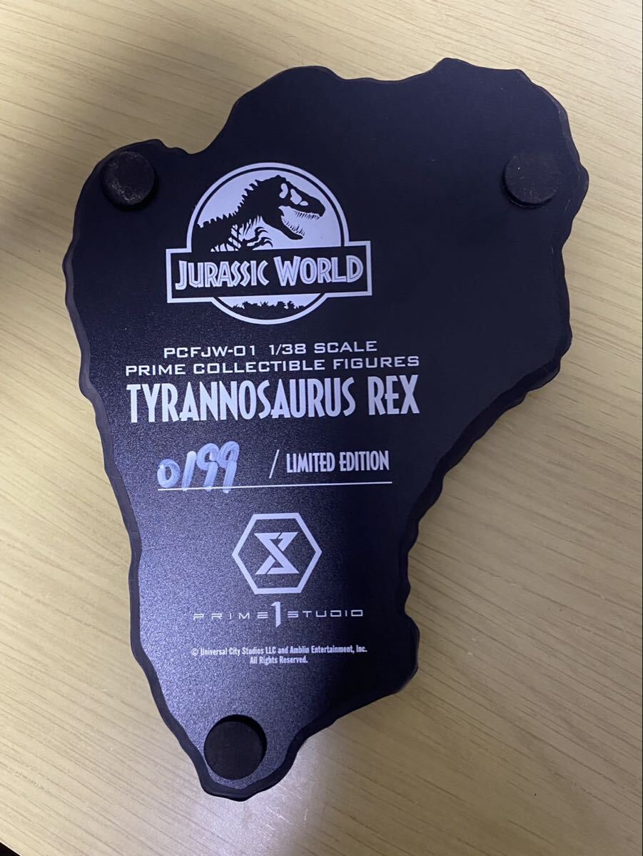 【開封品】Prime 1 Studio プライムコレクタブルフィギュア　ジュラシック・ワールド　炎の王国　ティラノサウルス・レックス_画像6