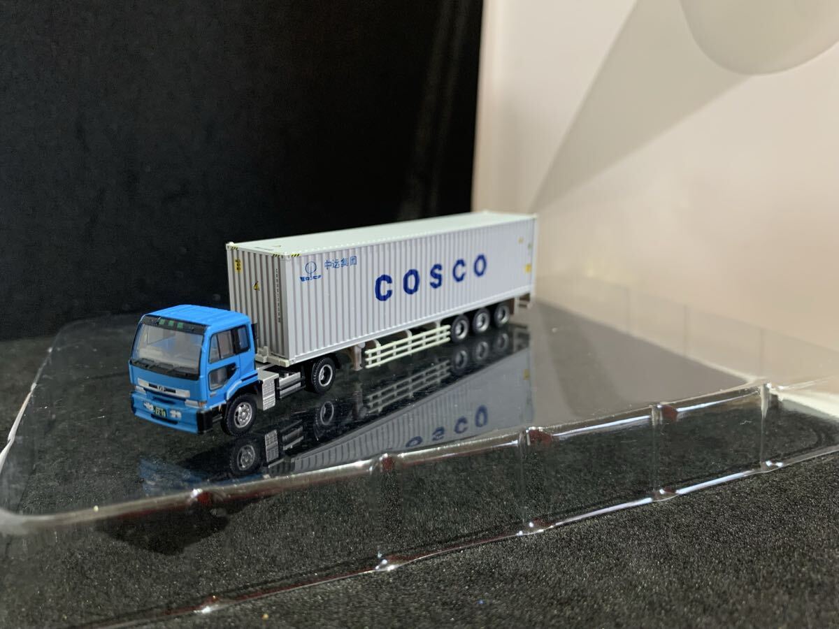 1円〜 トレーラーコレクション第3弾 025 日産ディーゼルビッグサム コスコ 40ftハイキューブ トミーテック ③_画像1