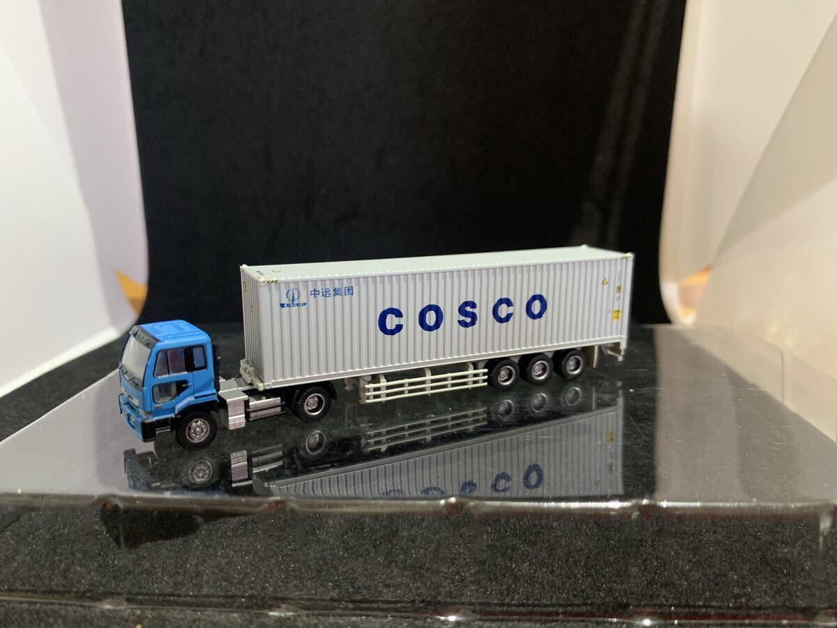 1円〜 トレーラーコレクション第3弾 025 日産ディーゼルビッグサム コスコ 40ftハイキューブ トミーテック ③_画像2