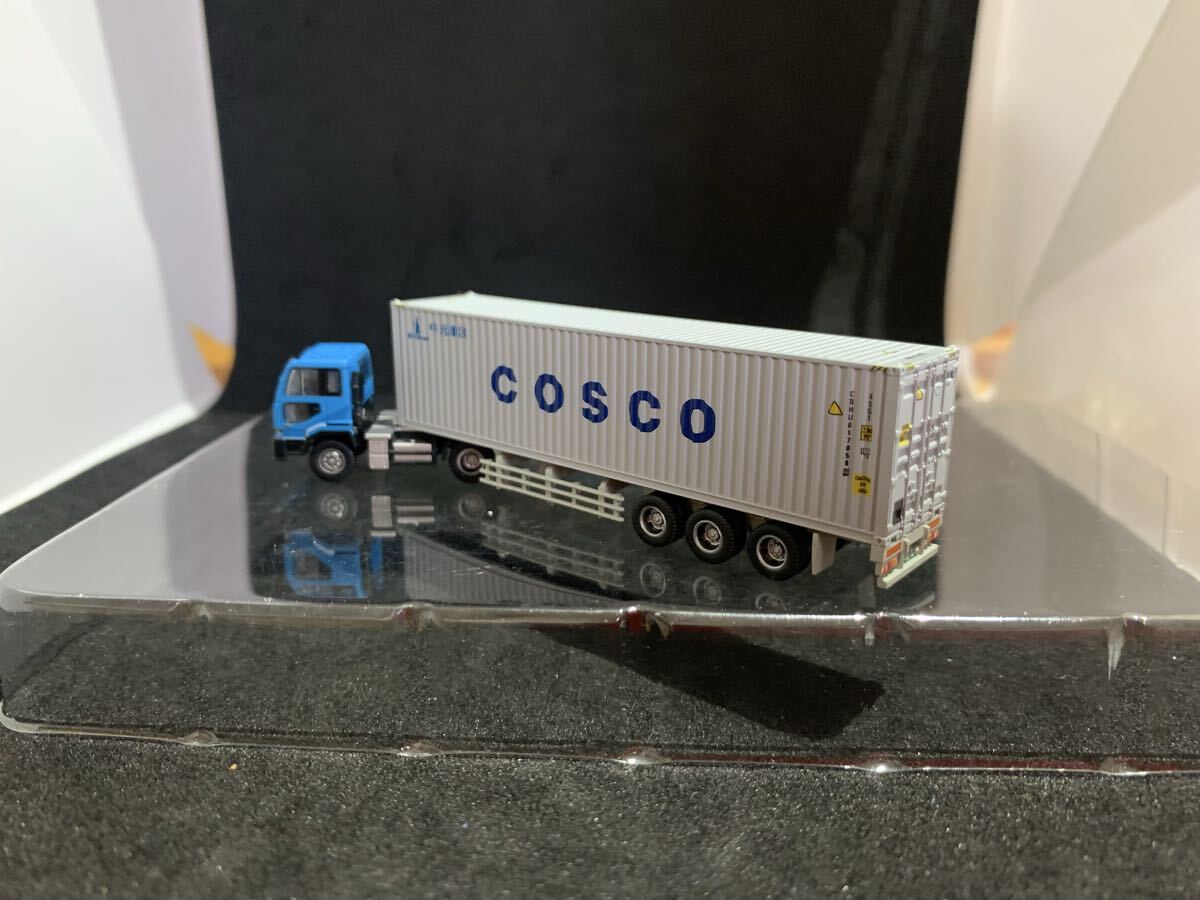 1円〜 トレーラーコレクション第3弾 025 日産ディーゼルビッグサム コスコ 40ftハイキューブ トミーテック ③_画像3