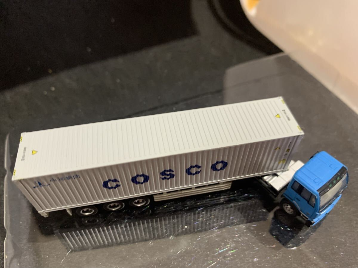 1円〜 トレーラーコレクション第3弾 025 日産ディーゼルビッグサム コスコ 40ftハイキューブ トミーテック ③_画像5