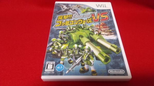 Wii　突撃ファミコンウォーズVS　任天堂　レトロゲーム　戦略ウォーアクション_画像1