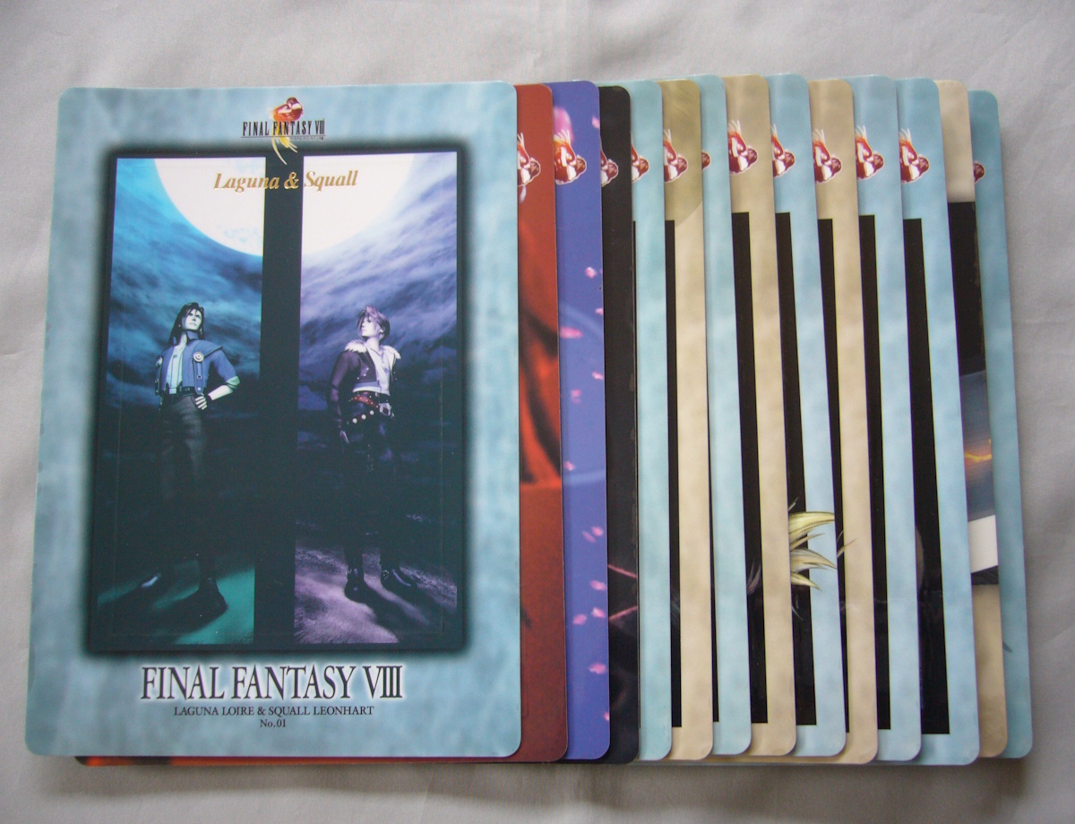 ファイナルファンタジーVIII FF8 Eグラフィックスカード 全14種 ジャンボカードダス フルコンプ トレカ バンダイ_画像1