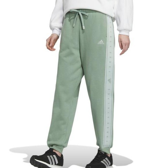 (アディ4) 定価7,370円　新品　アディダス　ワーディング ルーズフィット スウェットパンツ　IK9884 シルバーグリーン M_画像2