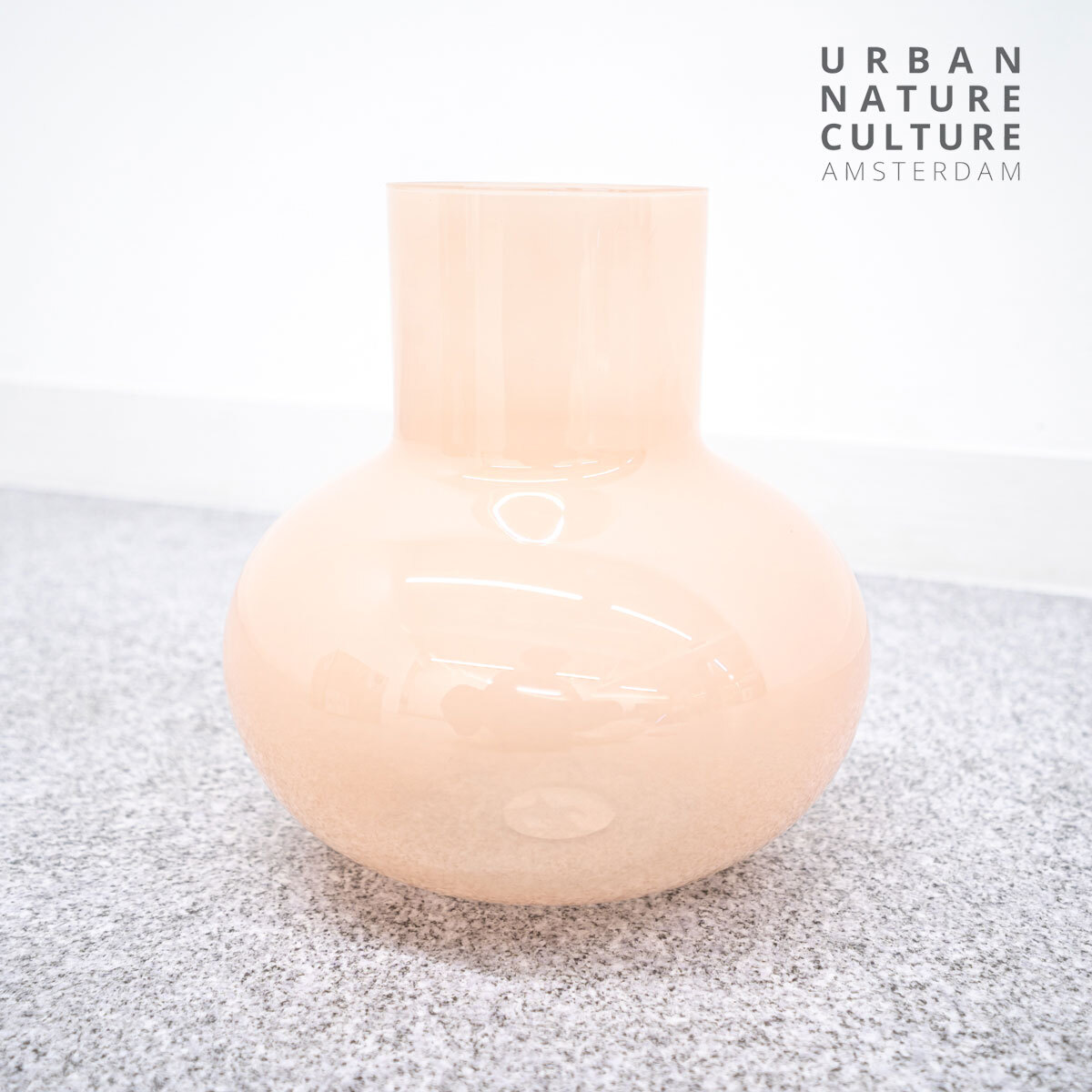 【新品】URBAN NATURE CULTURE アーバン ネイチャー カルチャー Vase Collo Peach Whip, M ベース コロ ピーチ ホイップ 花瓶 ガラス_画像1