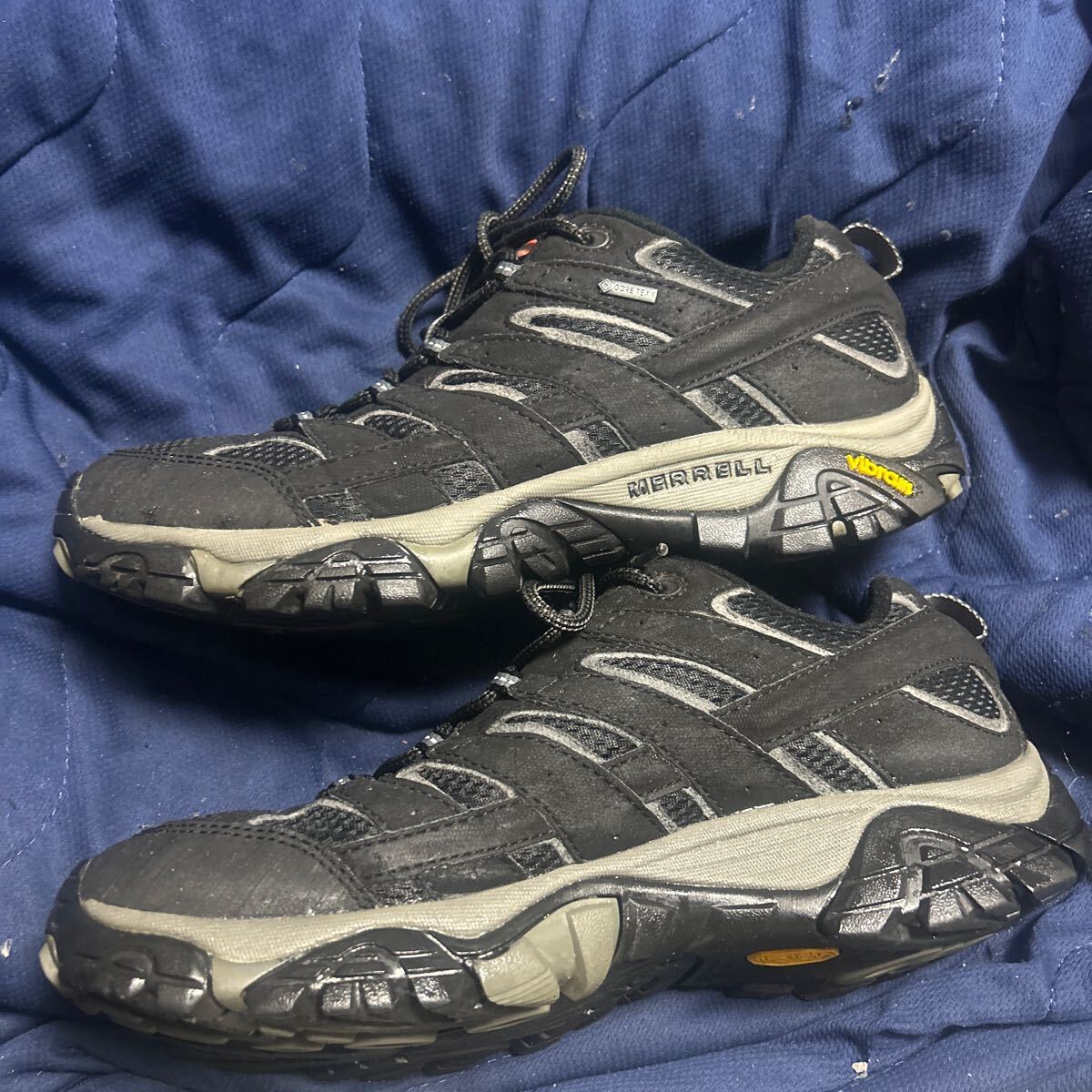 美品!2回着用 メレル GORE-TEXトレッキングシューズMERRELL◆MOAB 2 GTXブラック/27.5cm定価15180円_画像5