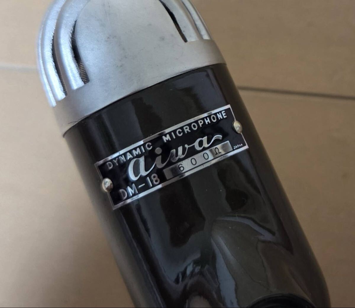 AIWA アイワ ダイナミックマイク DM18 動作未確認_画像4