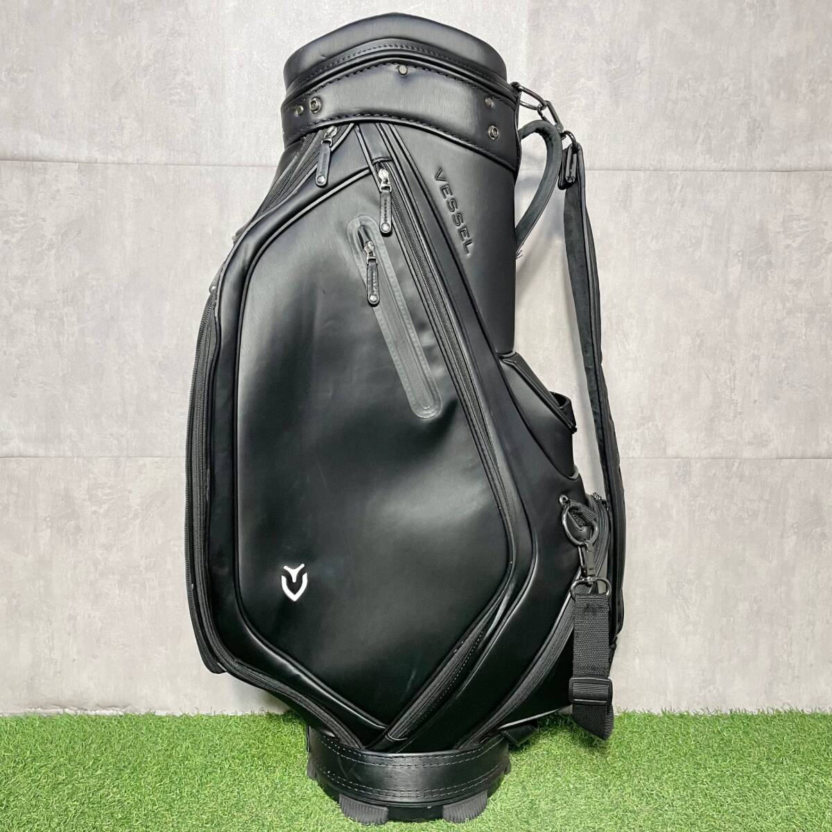 VESSEL PRODIGY Staff ベゼル プロディジー スタッフ キャディバッグ ゴルフバッグ ブラック 大人気 キャディバック 送料無料_画像3