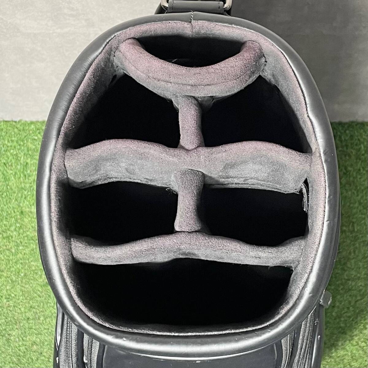 VESSEL PRODIGY Staff ベゼル プロディジー スタッフ キャディバッグ ゴルフバッグ ブラック 大人気 キャディバック 送料無料_画像9