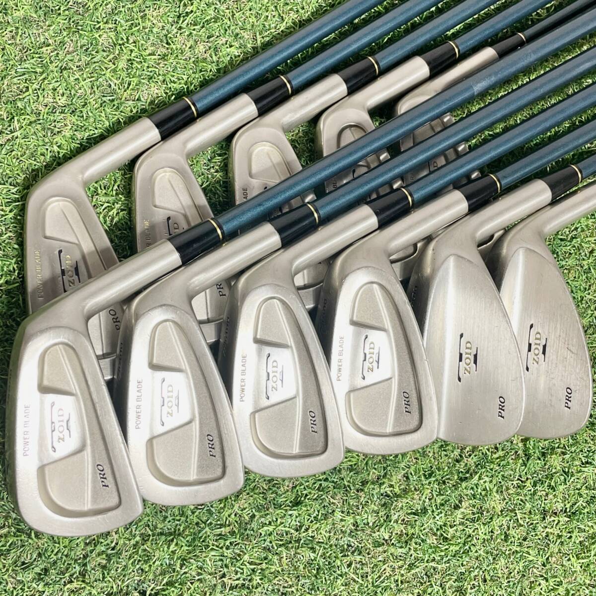 【希少】MIZUNO T-ZOID PRO ミズノ ティーゾイド プロ アイアンセット 超豪華11本 R 右 2番アイアン付き 入手困難品 當(dāng)時(shí)物 送料無料