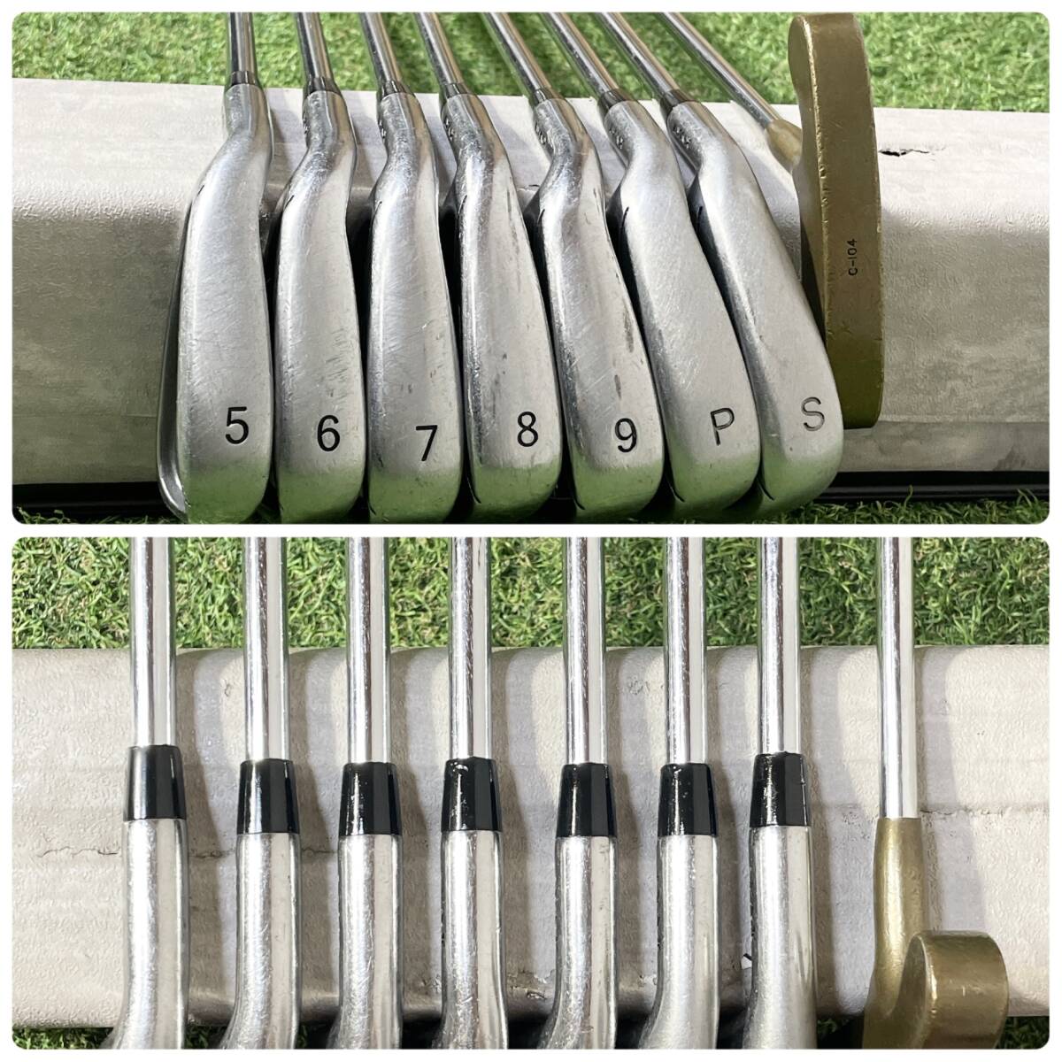 【貴重レフティ】LYNX SILVER CAT リンクス シルバーキャット ゴルフクラブセット 11本 SR メンズ 左 キャディバッグ 送料無料_画像7