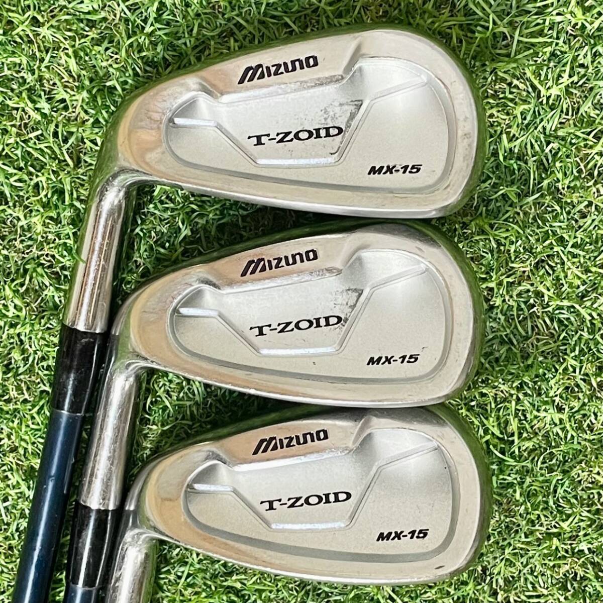 【貴重レフティ】MIZUNO T-ZOID MX-15 ミズノ ティーゾイド アイアンセット メンズ 7本 R 左 左利き用 送料無料 左用_画像3