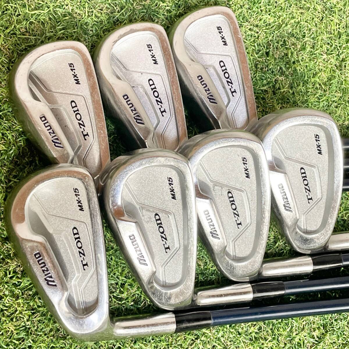 【貴重レフティ】MIZUNO T-ZOID MX-15 ミズノ ティーゾイド アイアンセット メンズ 7本 R 左 左利き用 送料無料 左用_画像10