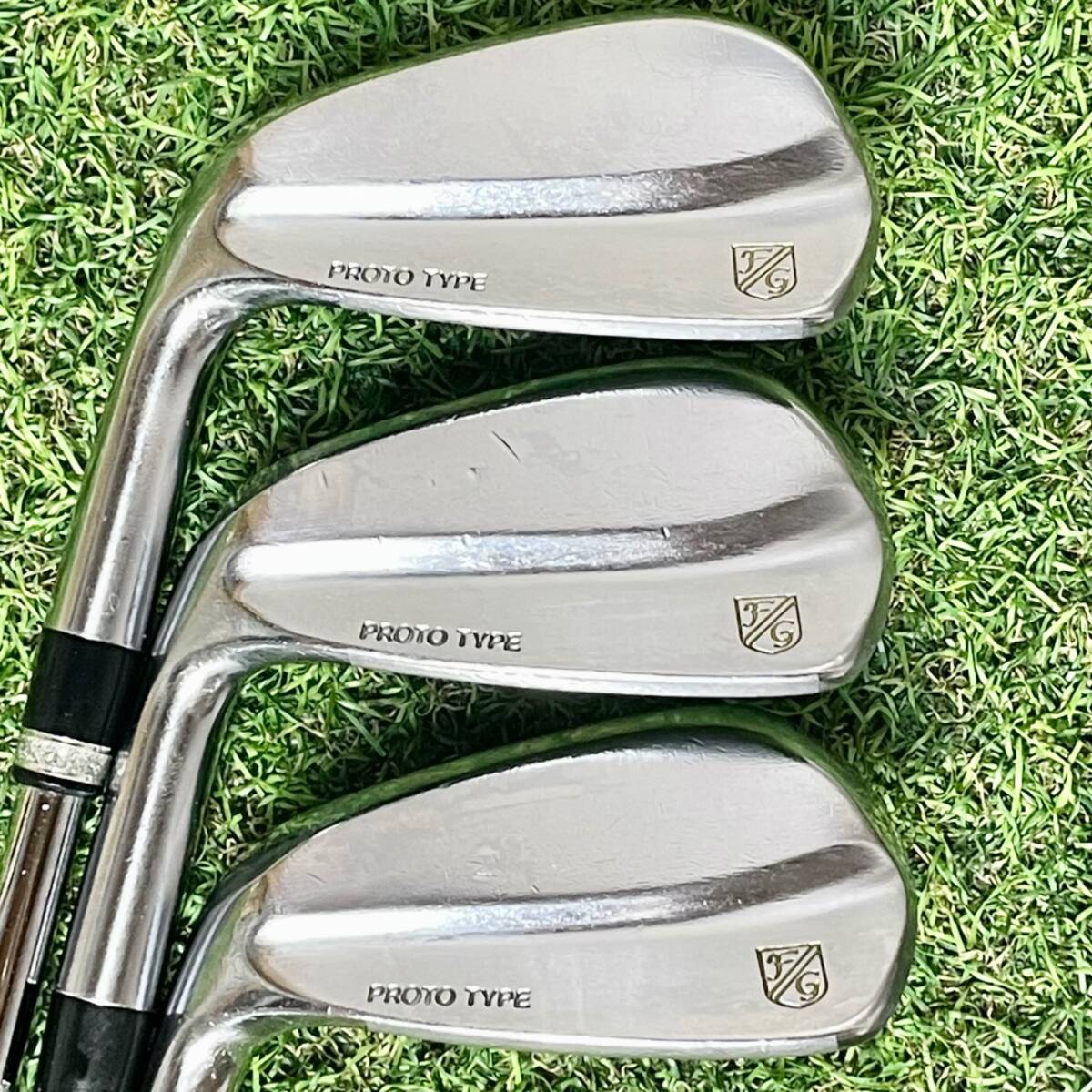 【貴重レフティ】藤本技工 FG PROTO TYPE プロトタイプ アイアンセット 6本 メンズ X 左 地クラブ 左利き用 左用 送料無料_画像3