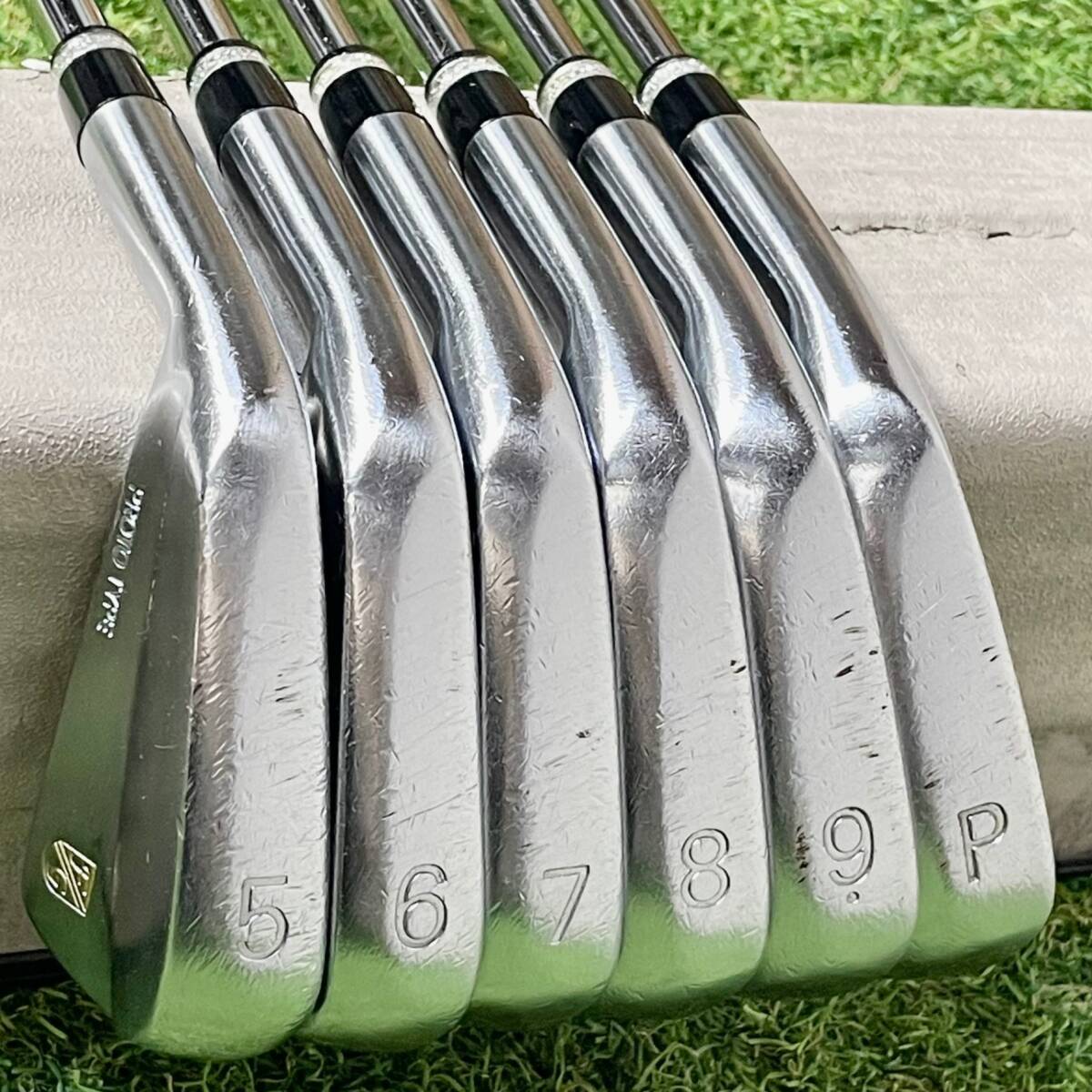 【貴重レフティ】藤本技工 FG PROTO TYPE プロトタイプ アイアンセット 6本 メンズ X 左 地クラブ 左利き用 左用 送料無料_画像6