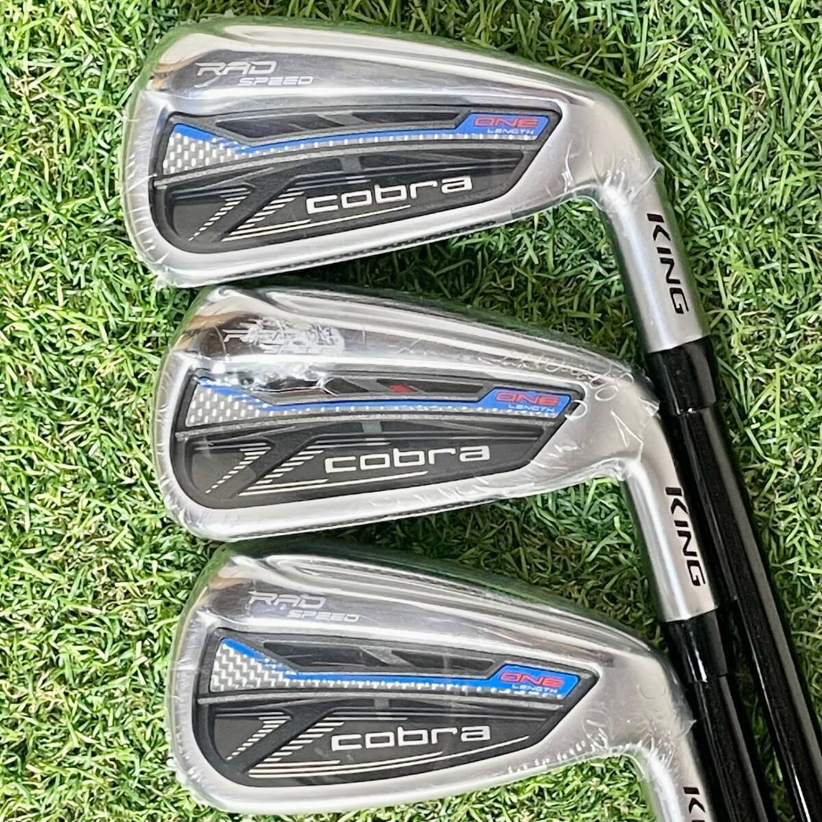 【新品】COBRA KING RAD SPEED ONE LENGTH コブラ キング ラッドスピード ワンレングス アイアンセット 5本 メンズ R 右 送料無料_画像2