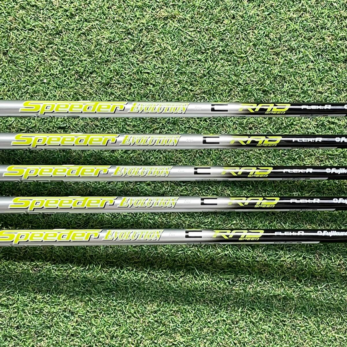 【新品】COBRA KING RAD SPEED ONE LENGTH コブラ キング ラッドスピード ワンレングス アイアンセット 5本 メンズ R 右 送料無料_画像8