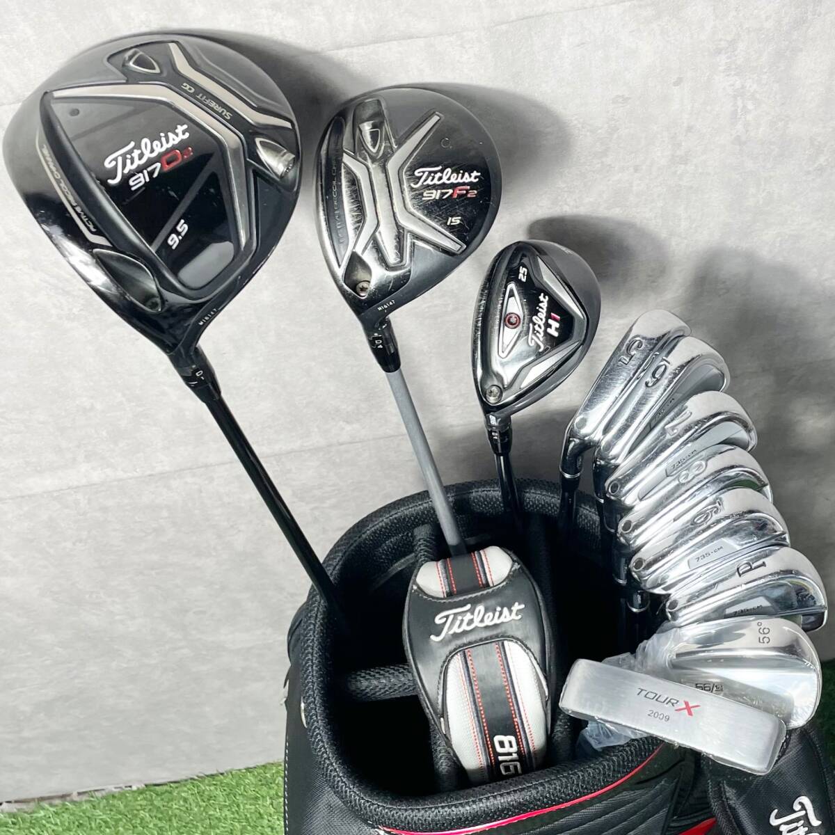 [ ценный зеркальный ti]Titleist 917D2 Golf комплект клюшек 1 1 шт. S мужской левый Titleist левый выгода . для левый для caddy bag бесплатная доставка зеркальный чай 