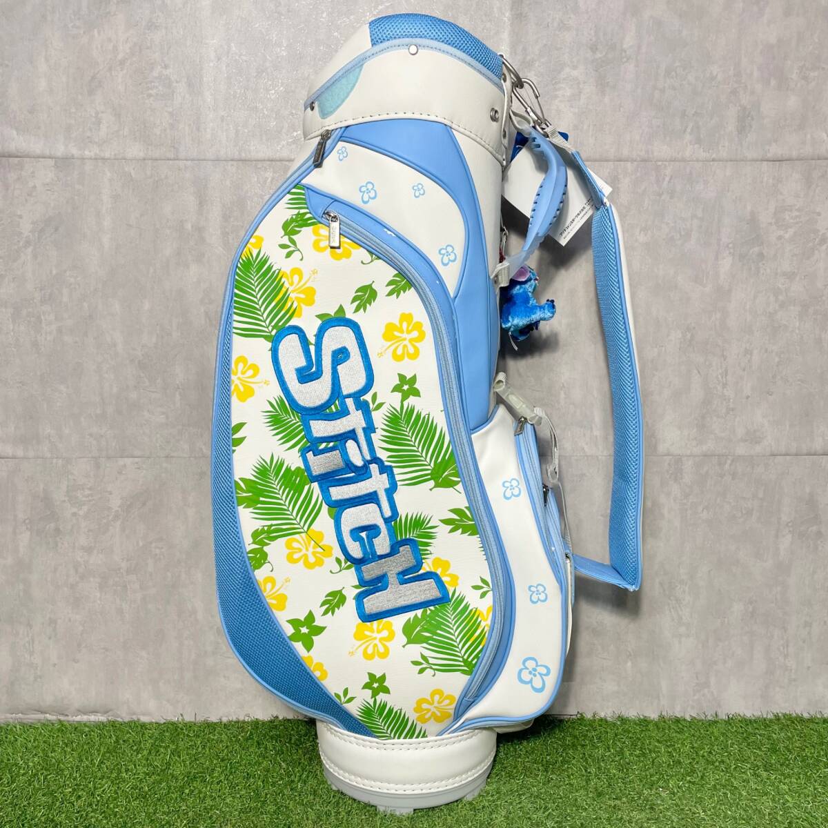 【500本限定】Disney STITCH ディズニー スティッチ キャディバッグ ゴルフバッグ 入手困難品 激レア キャディバック 送料無料 大人気_画像3