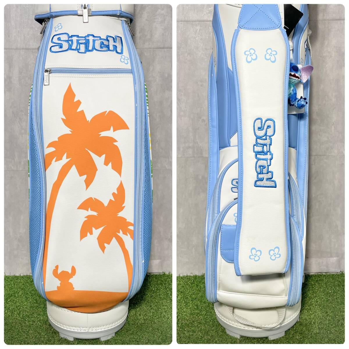 【500本限定】Disney STITCH ディズニー スティッチ キャディバッグ ゴルフバッグ 入手困難品 激レア キャディバック 送料無料 大人気_画像7
