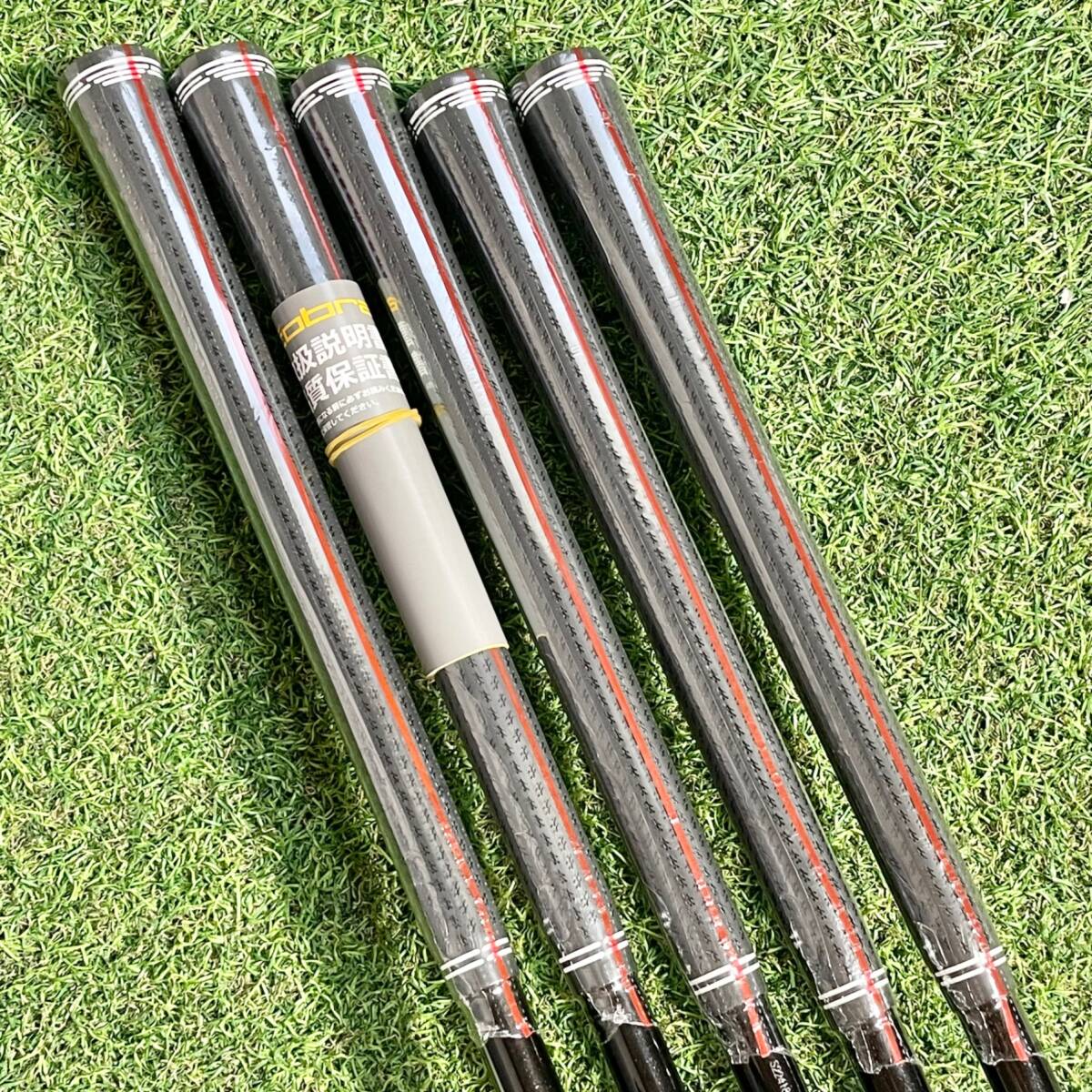 【新品】COBRA KING LTDx アイアンセット 5本 メンズ S 右 コブラ キング スピーダーNX メーカー純正カーボンシャフト 大人気モデル_画像9