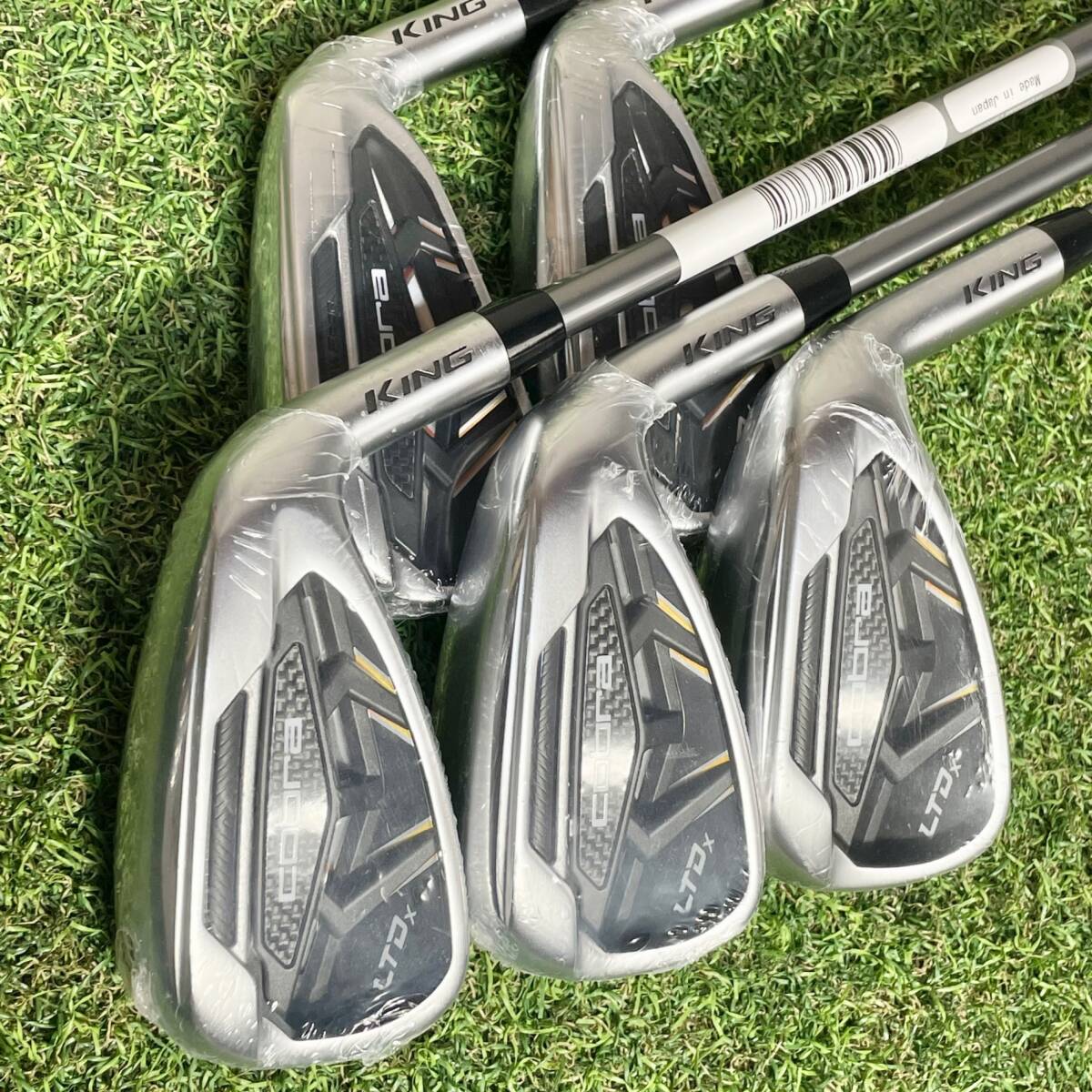 【新品】COBRA KING LTDx アイアンセット 5本 メンズ S 右 コブラ キング スピーダーNX メーカー純正カーボンシャフト 大人気モデル_画像10